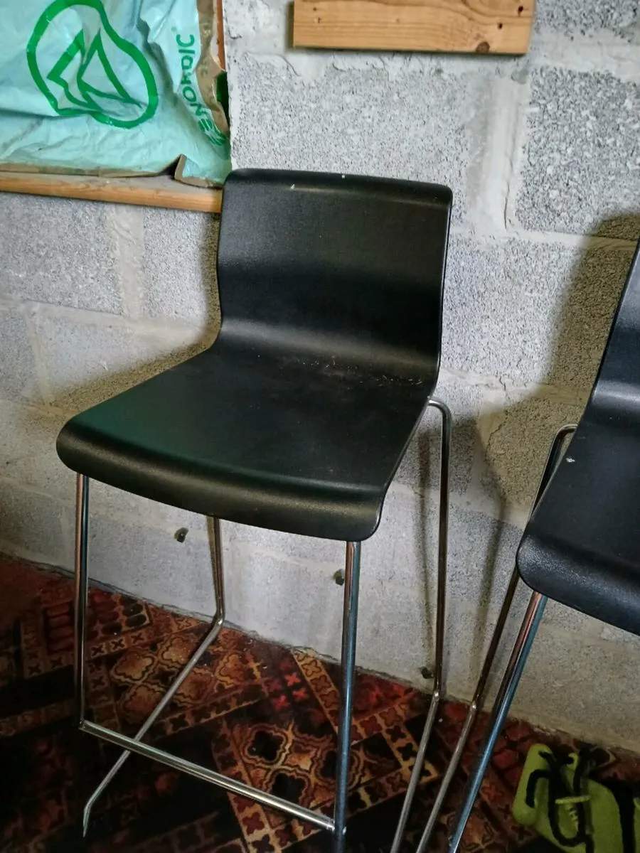 2 high stools - Image 2