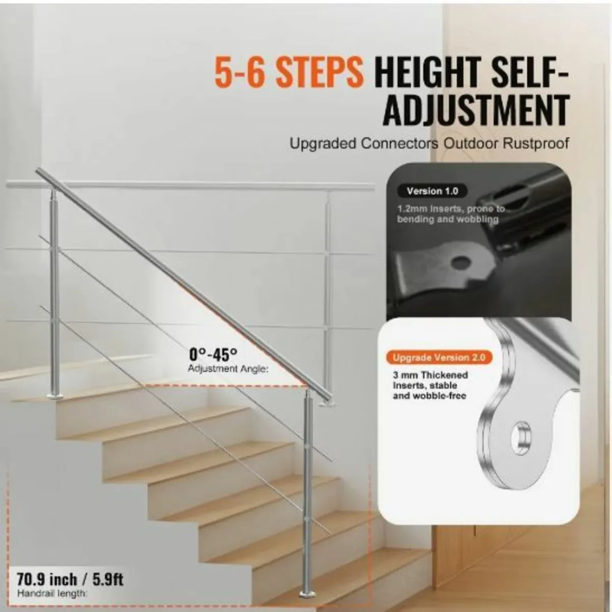 Handrails for Outdoor Steps 2 - Image 2