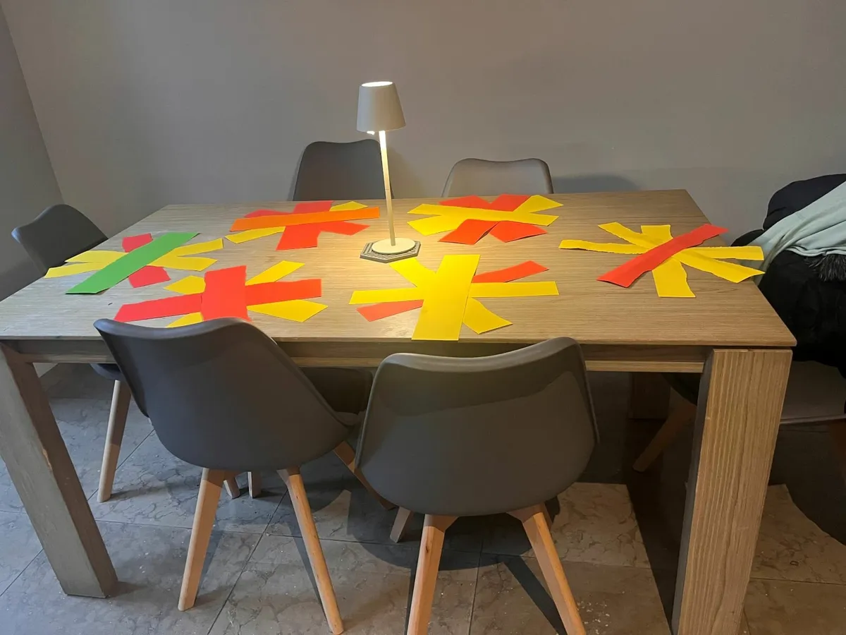 table and chairs