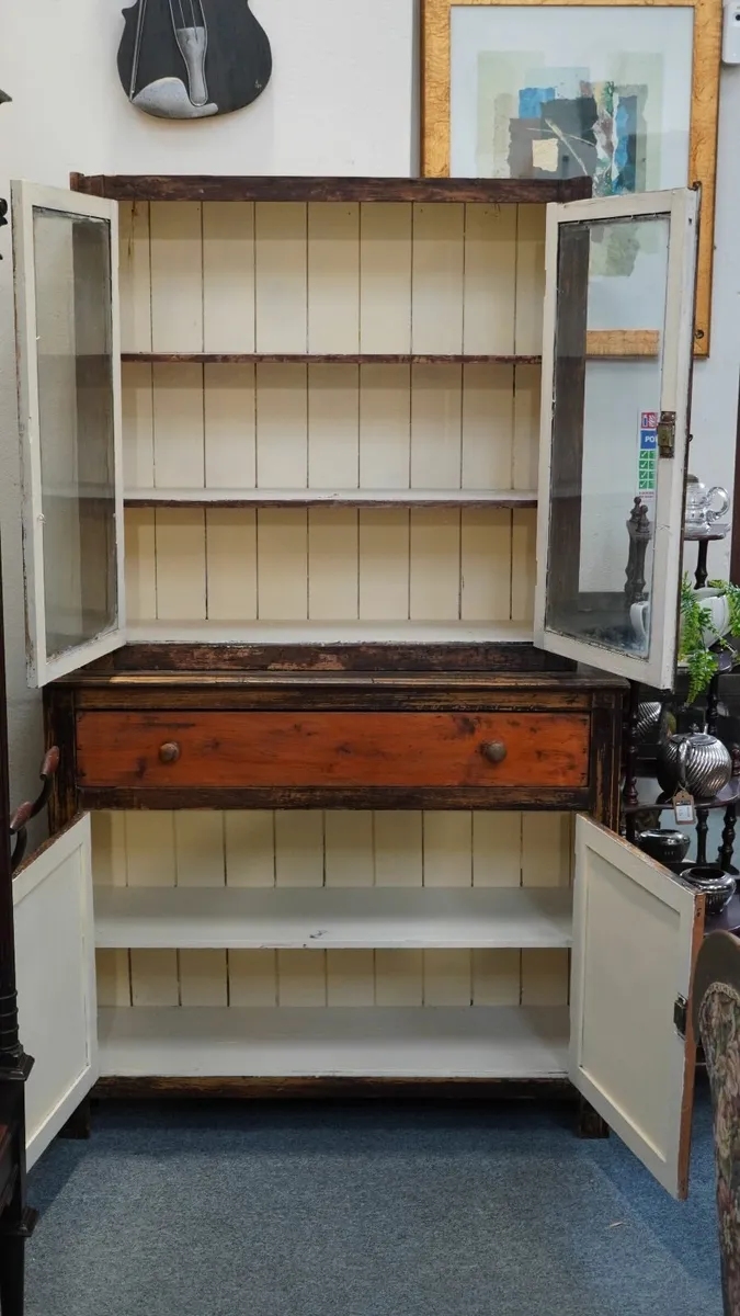 🇮🇪 Antique Irish Workshop Cabinet – c.1910 - Image 3