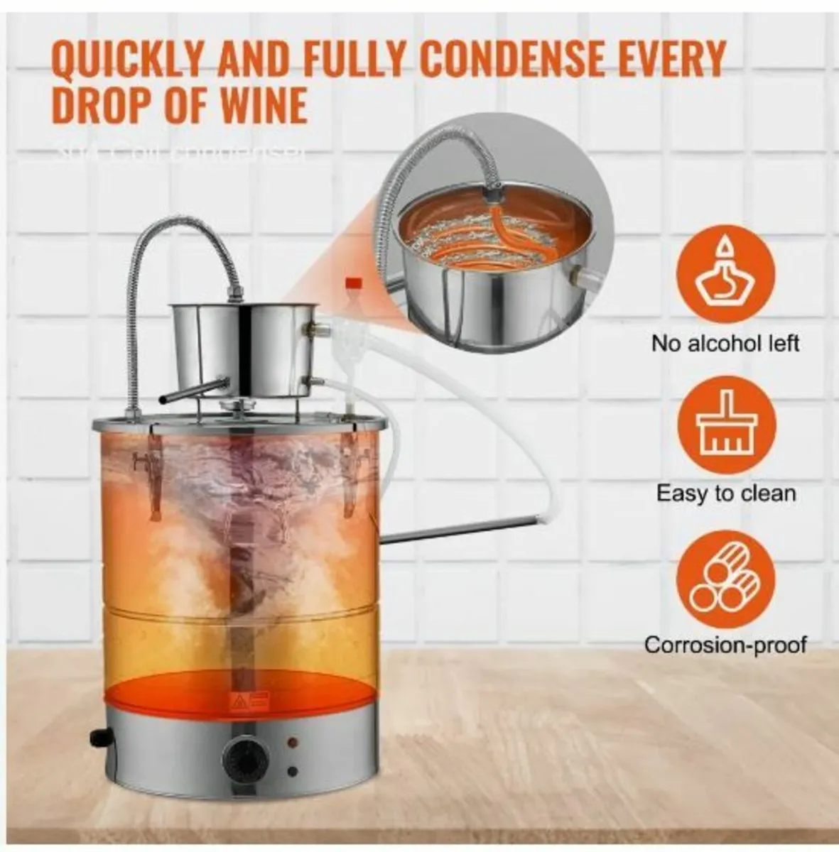 Essential Oil Still Water Distiller 49.2L - Image 3