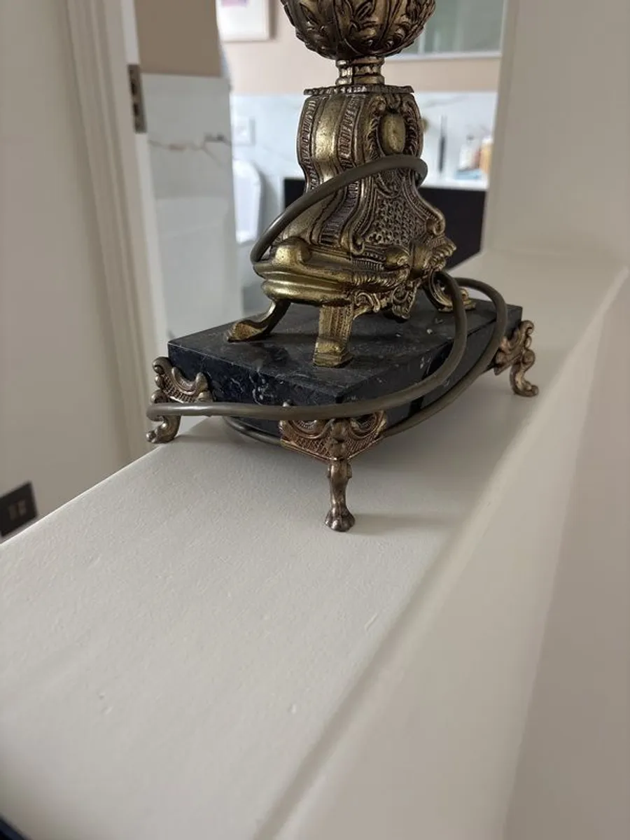 Marble Bronze Lamp - Image 2