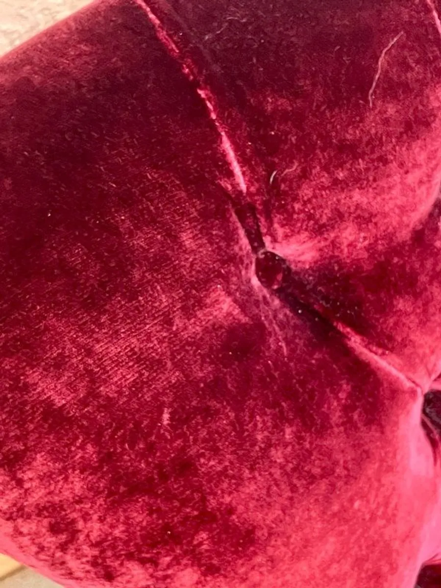 Quality velvet armchair - Image 4