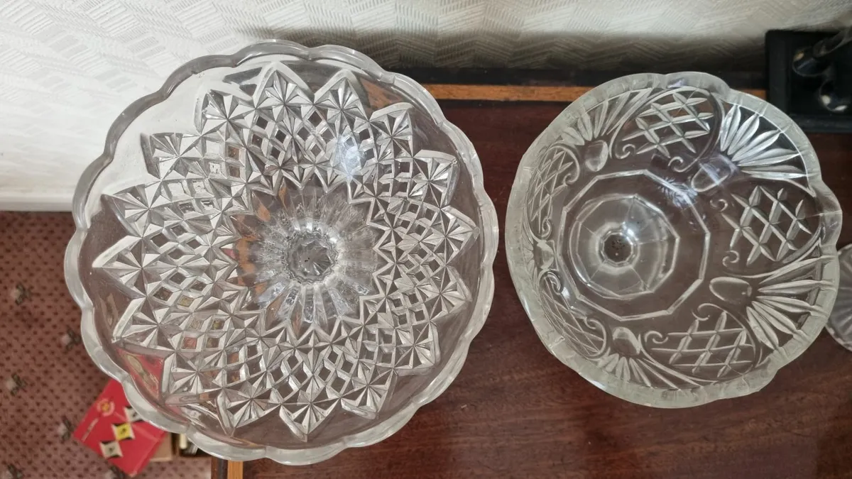 Vintage Glass Bowls - Image 2