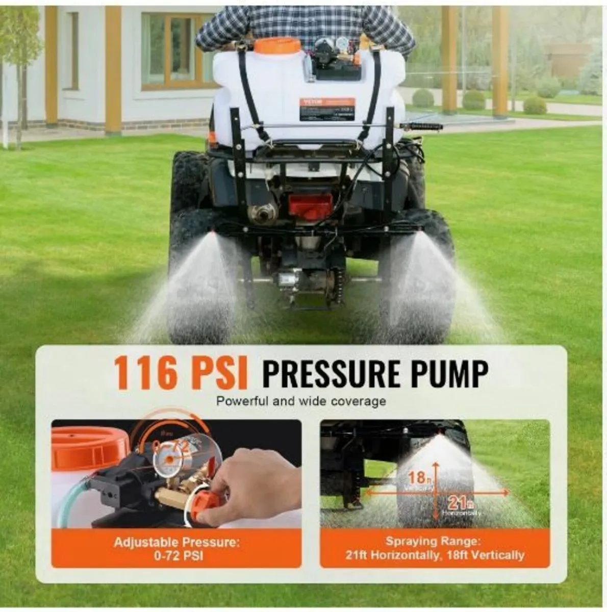 ATV Sprayer 60 L/15.9 Gal - Image 3