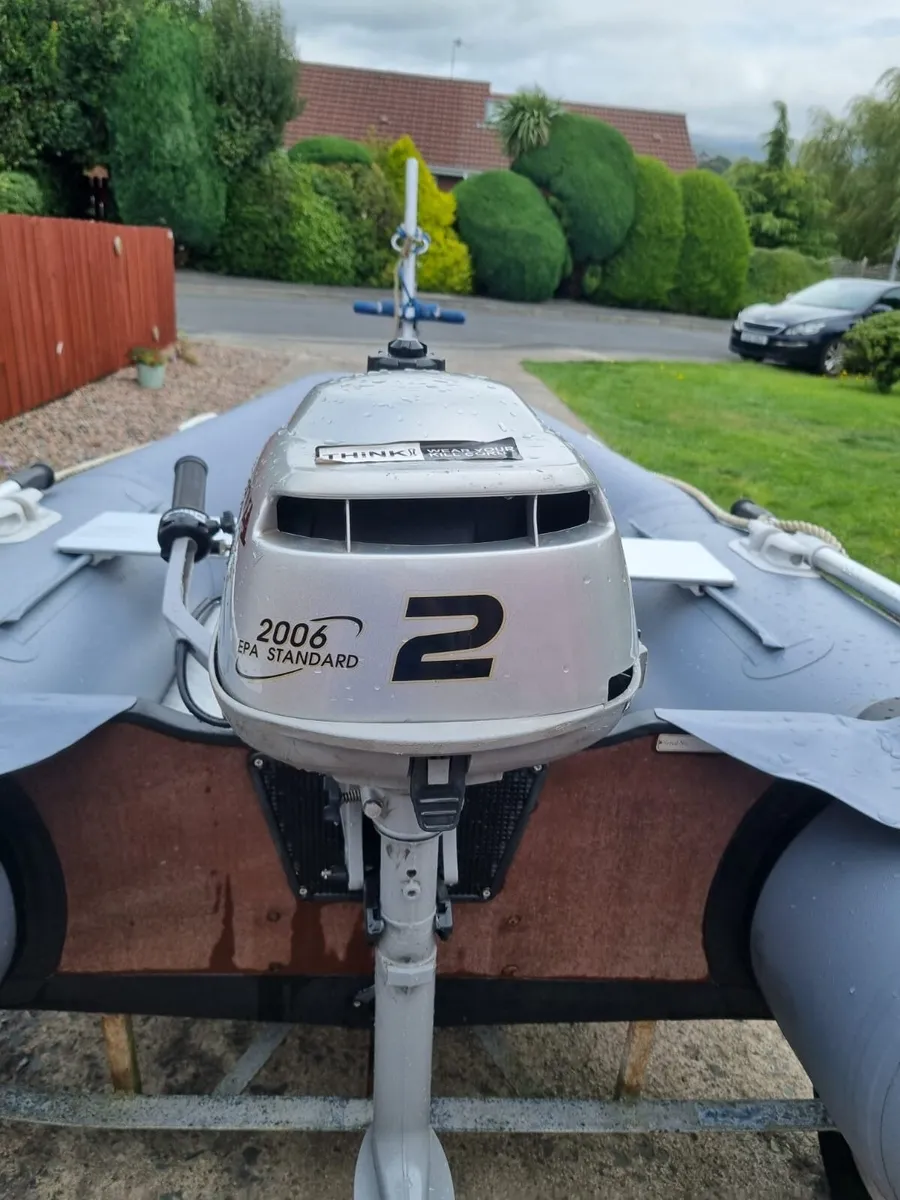 Gladiator 240 inflatable Dinghy Boat and engine - Image 4