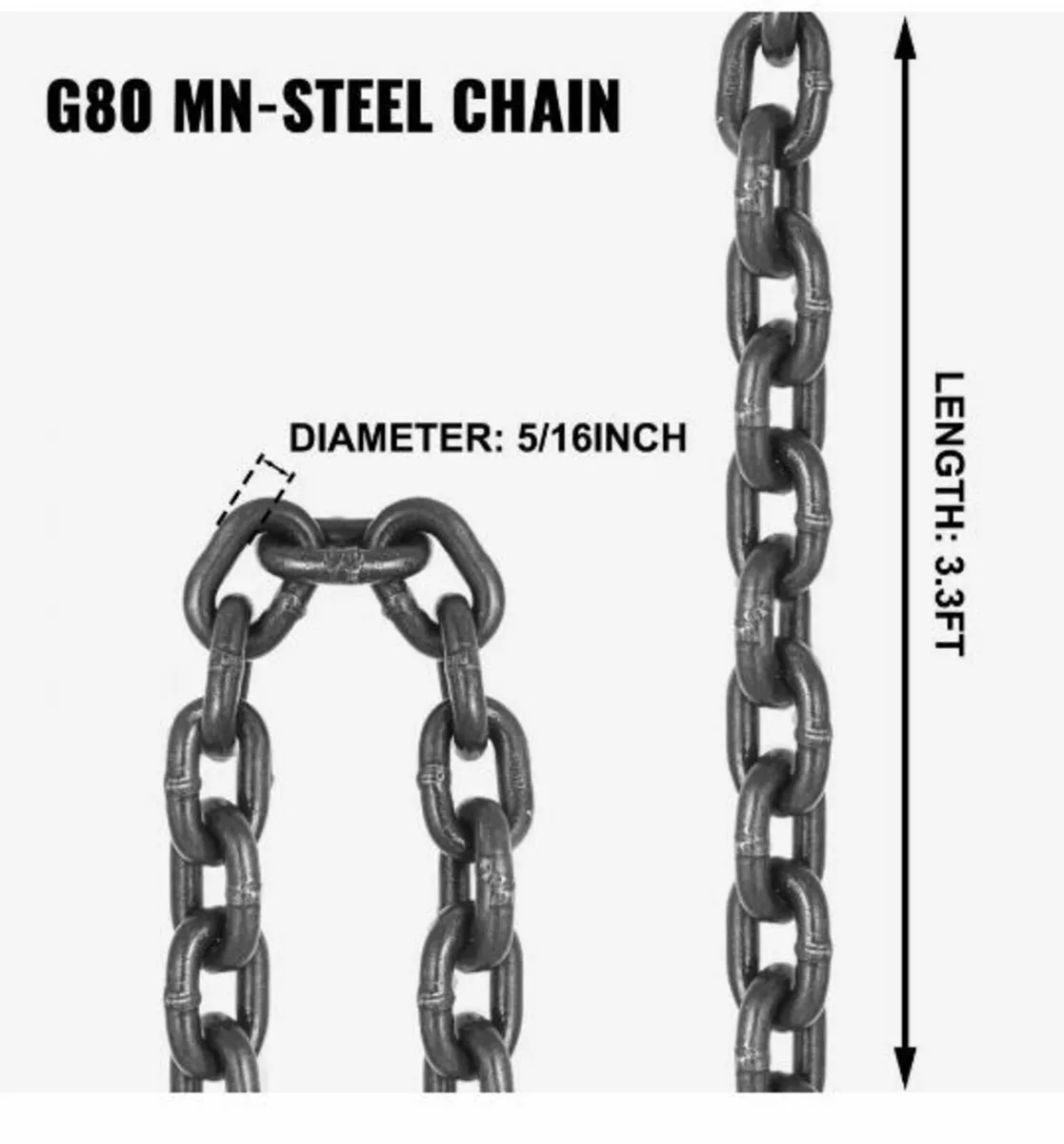 4 Legs Chain Sling with Sling Hook G80 - Image 4