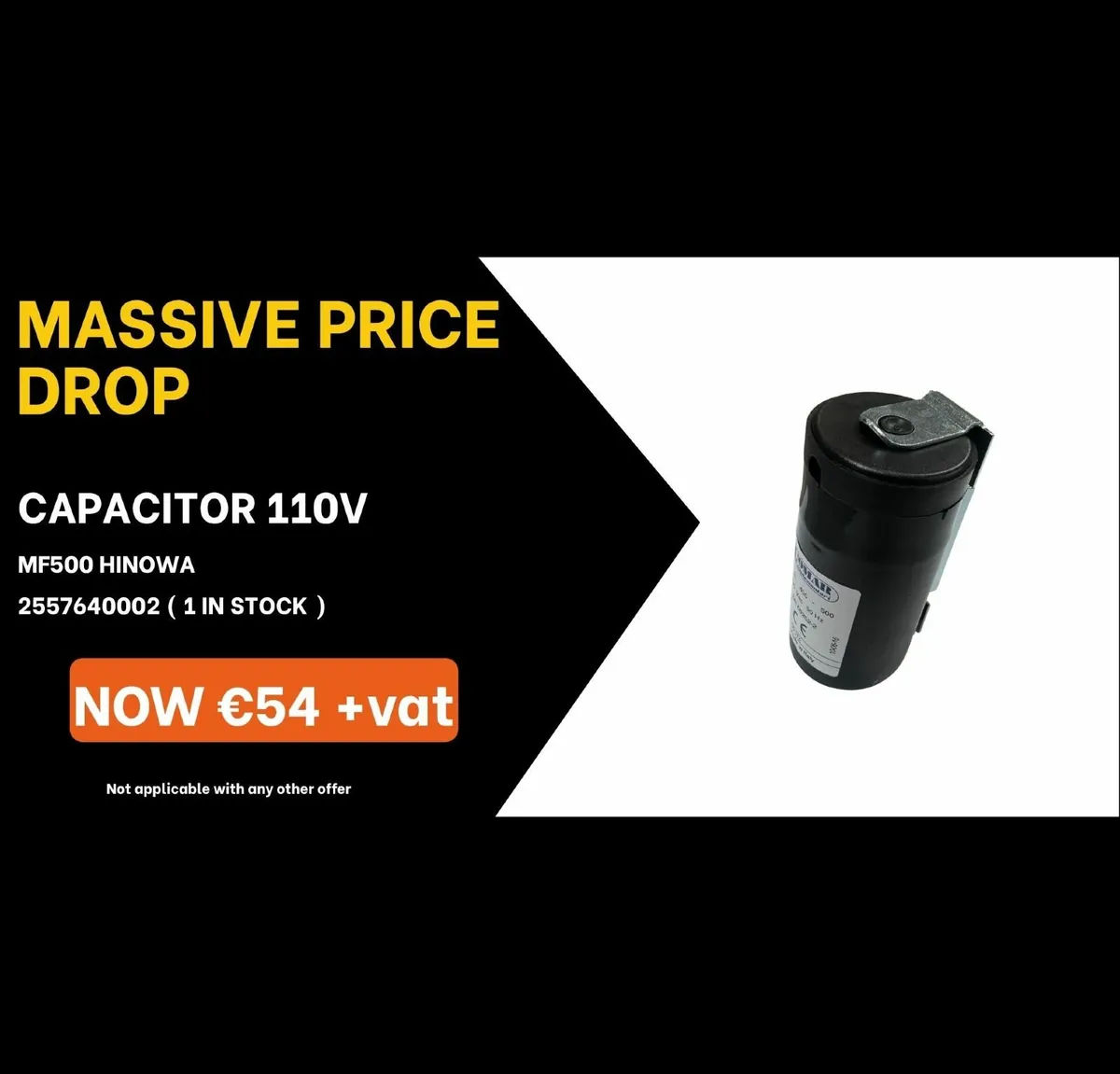 Capacitor 110v Hinowa Spider Lift