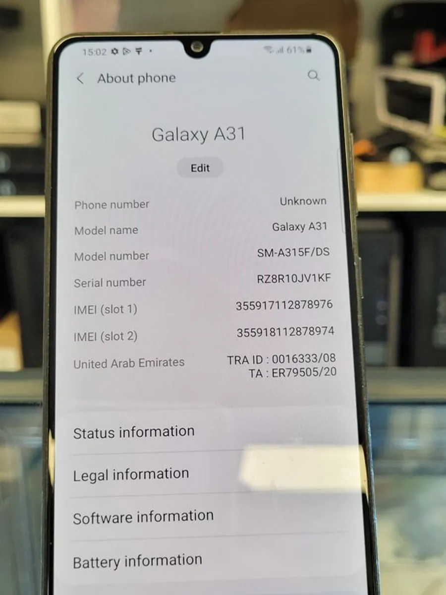 Samsung Galaxy A31 Android Dual SIM Unlocked 6GB RAM 128GB ROM Phone - Image 4