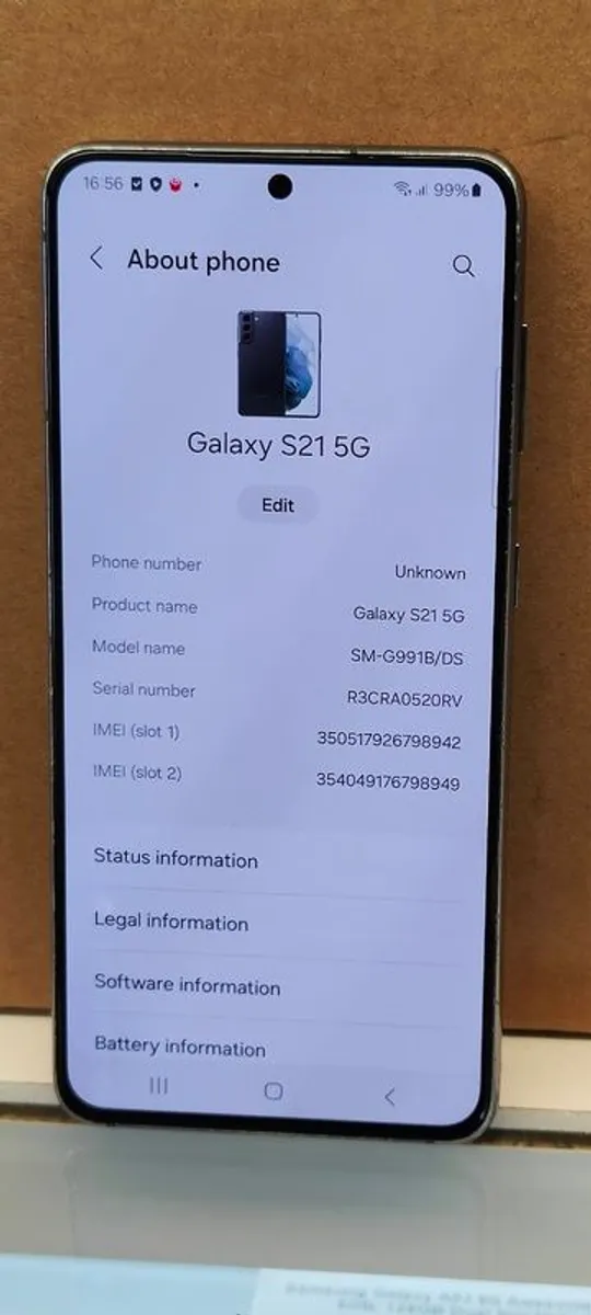 Samsung Galaxy S21 5G 128GB Dual Sim Unlocked/ Screen has scratches - Image 3