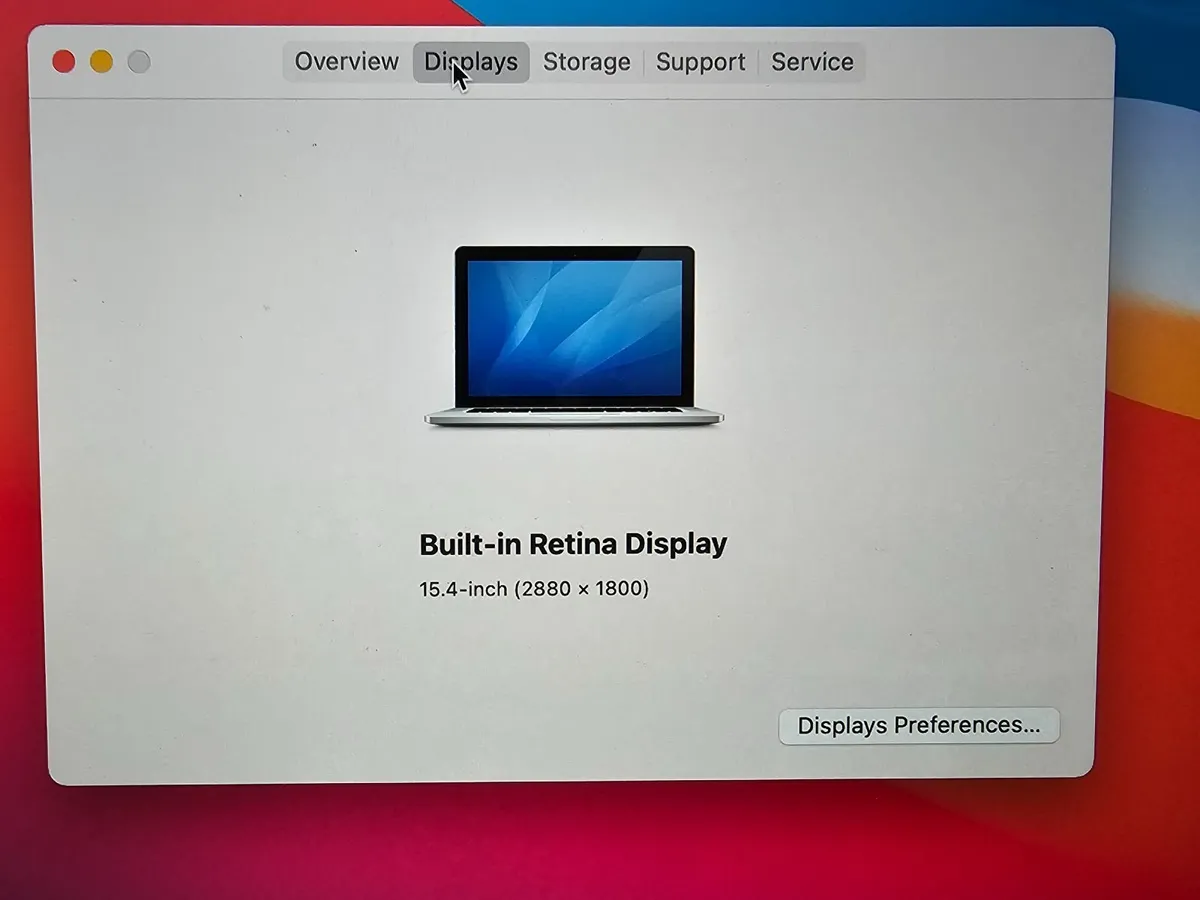 MacBook Pro Core 2.2 GHz i7 ,16GB, 256GB SSD, 15.4 - Image 2