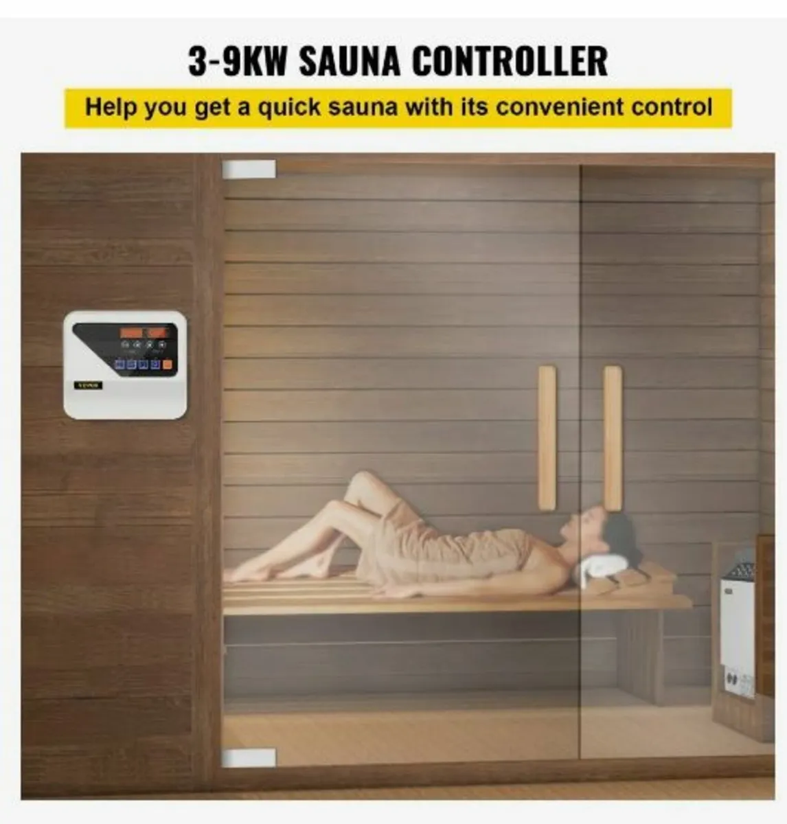 External Sauna Heater Controller for 3KW-9KW - Image 2