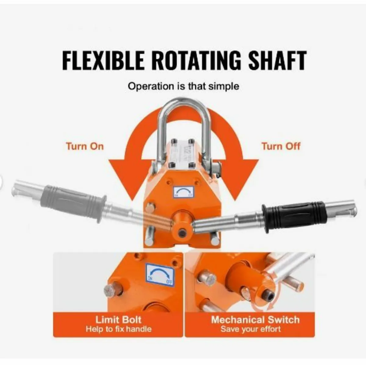Magnetic Lifter, 880 lbs/400 kg Pulling Capacity - Image 2