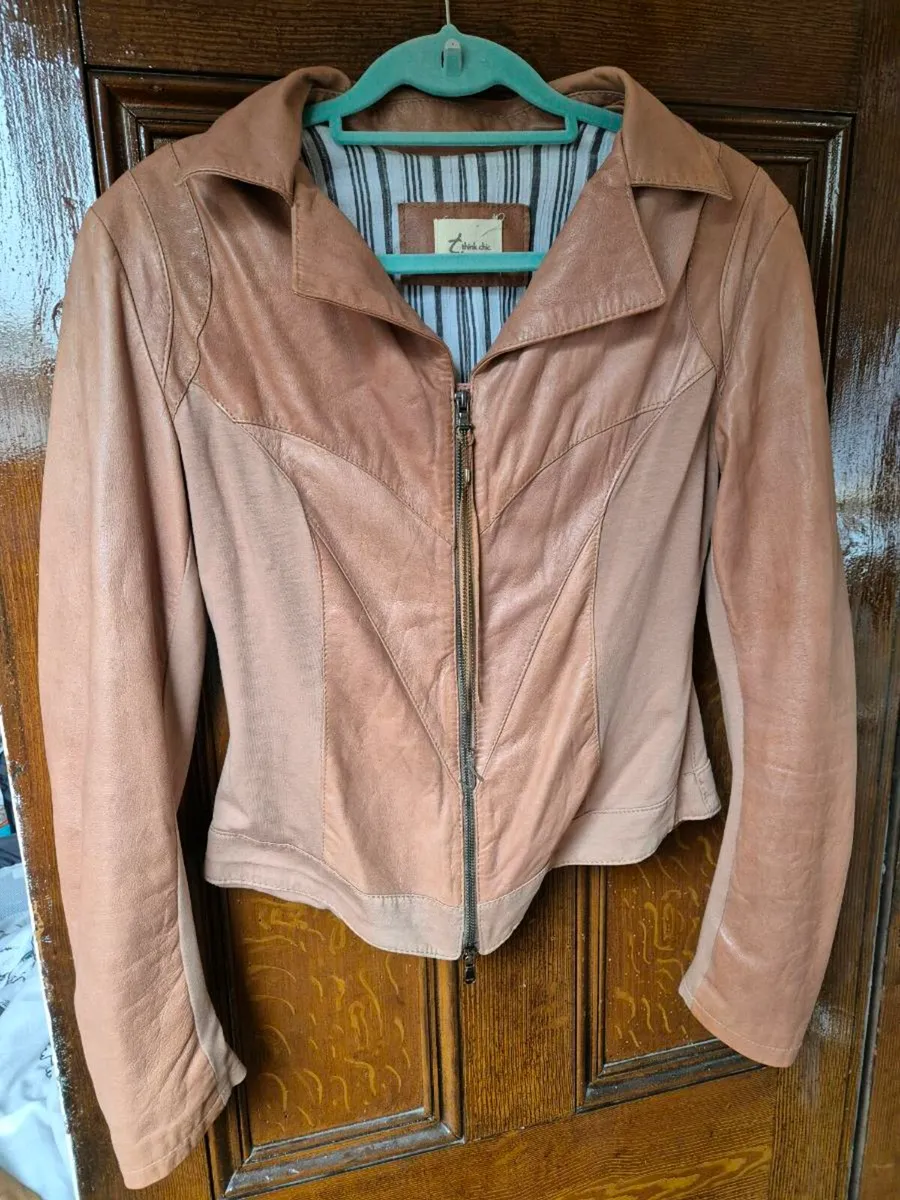 Ladies leather jacket - Image 1