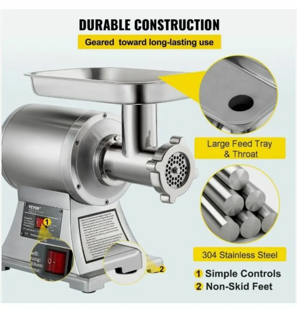 8500W Commercial Stainless Steel - Image 4
