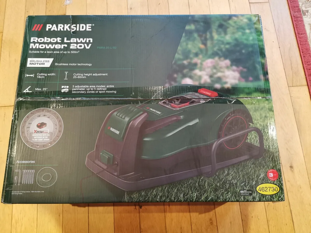 New Robotic lawnmower Lidl Parkside lawn mower 20v - Image 3