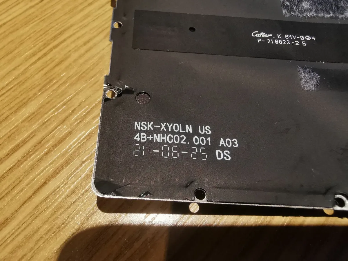 German keyboard for HP Envy x360 13-ay1000 - Image 4