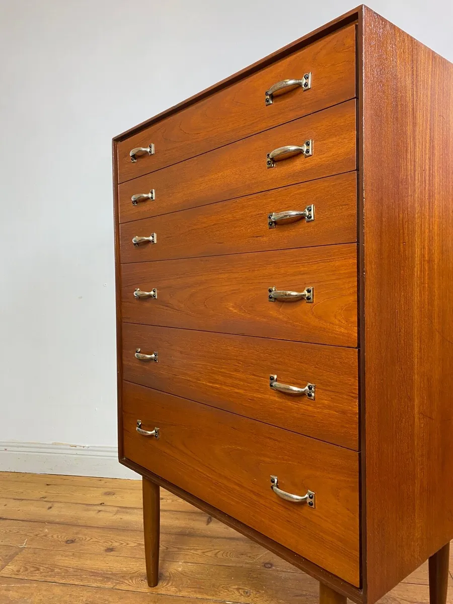G Plan Mid Mid Century Teak Tallboy - Image 2