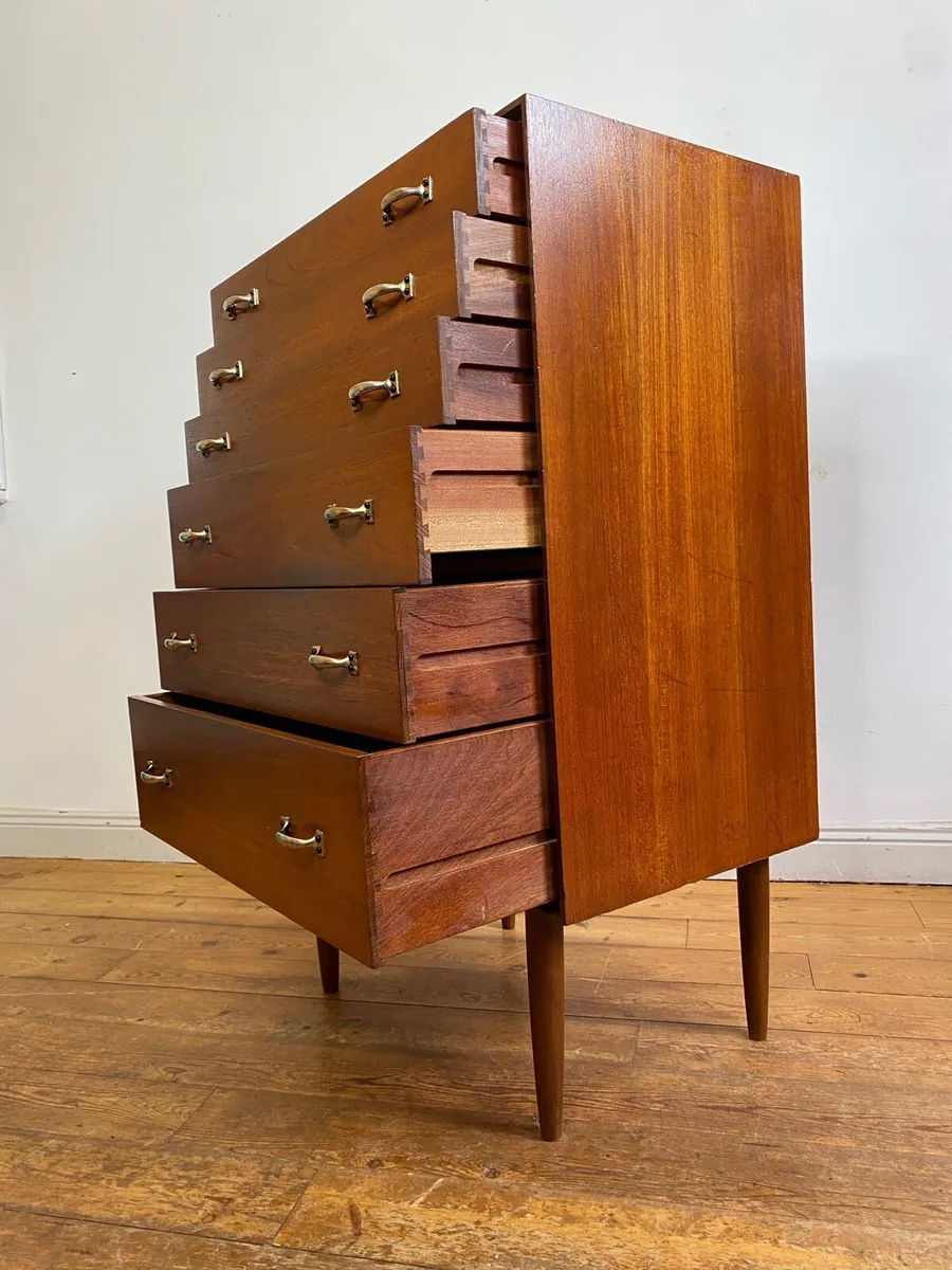 G Plan Mid Mid Century Teak Tallboy - Image 3