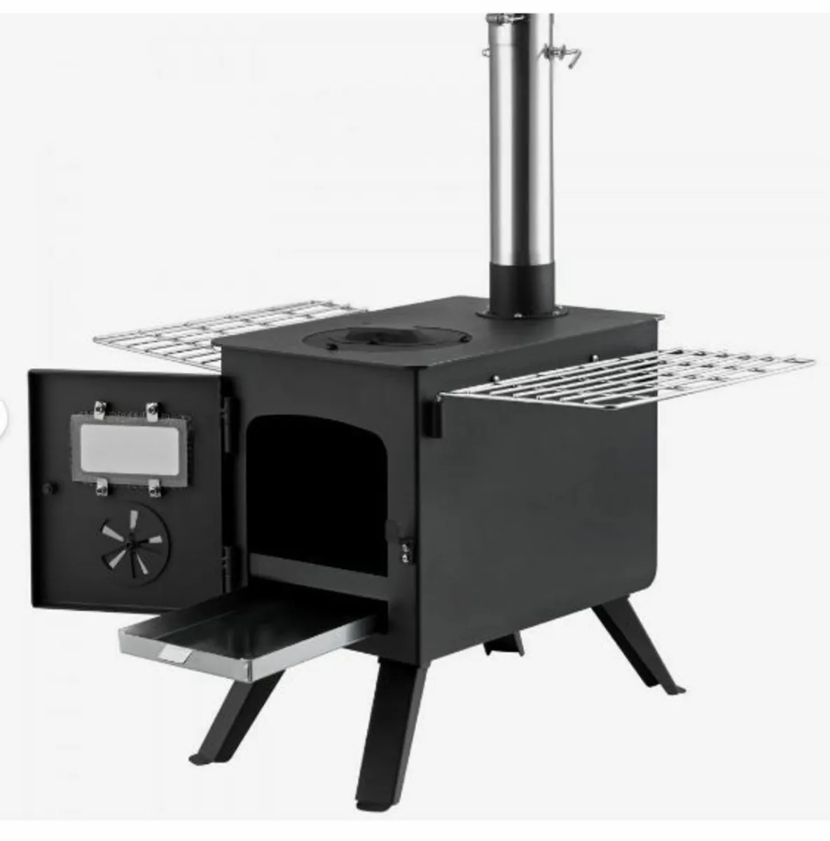 Wood Stove, 218.4 cm, Alloy Steel - Image 4
