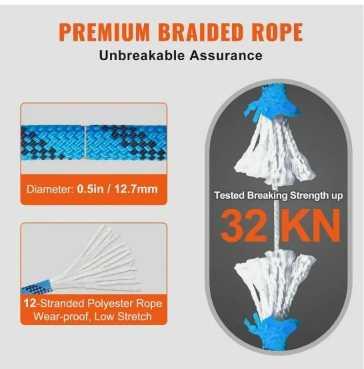 12.7mm Static Climbing Rope - Image 4