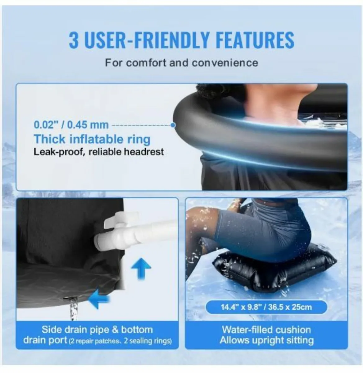 Ice Bath Tub for Athlete Cold Water - Image 3