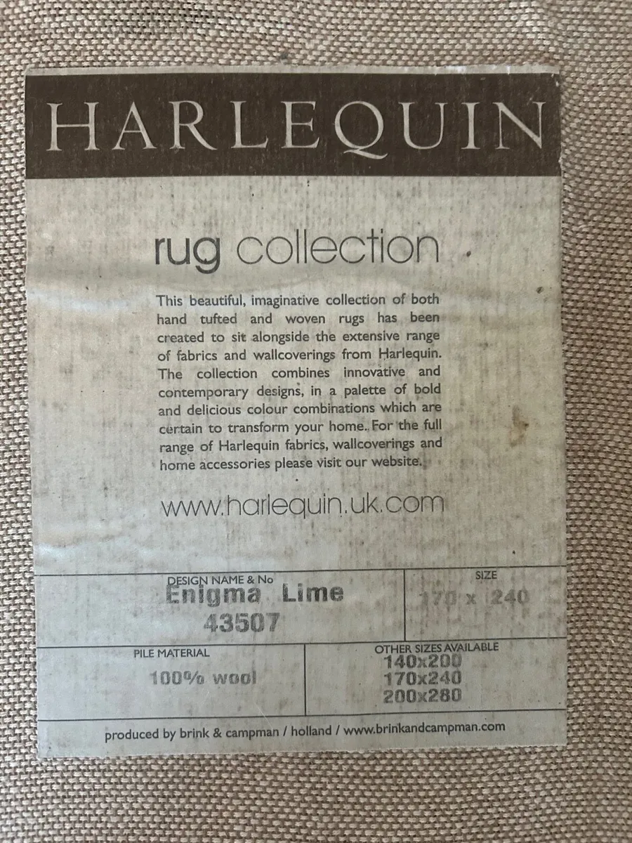 100% pure wool rug - Image 3