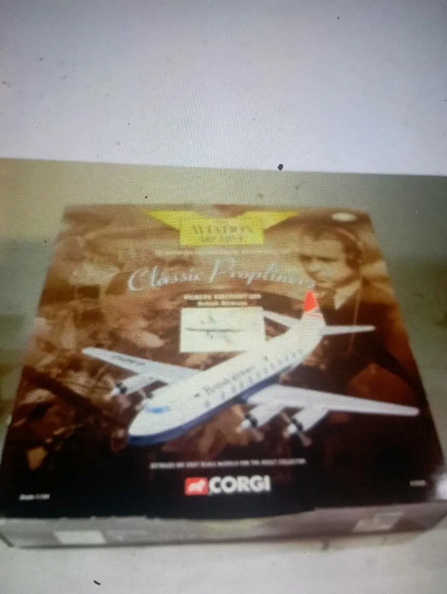 CORGI  VICKERS  VISCOUNT 8O6 BRITISH AIRWAYS PLANE - Image 1