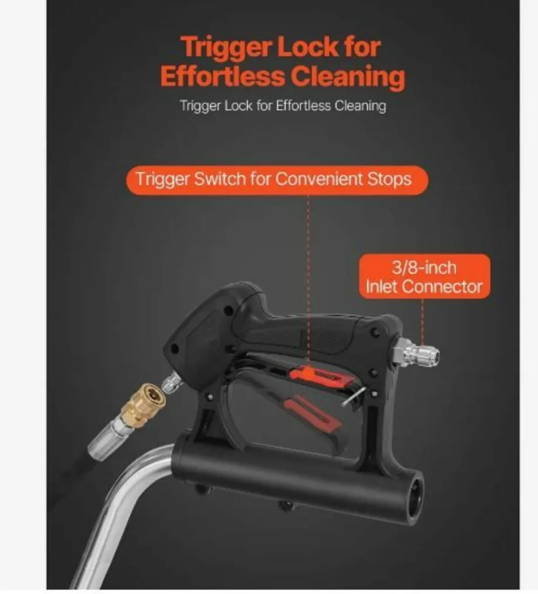 20" Pressure Washer Surface Cleaner 4 Wheels - Image 3