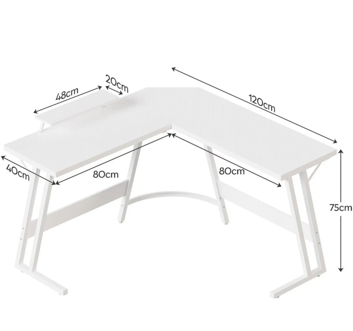 NEW L Shaped Desk Corner Workstation - Image 4