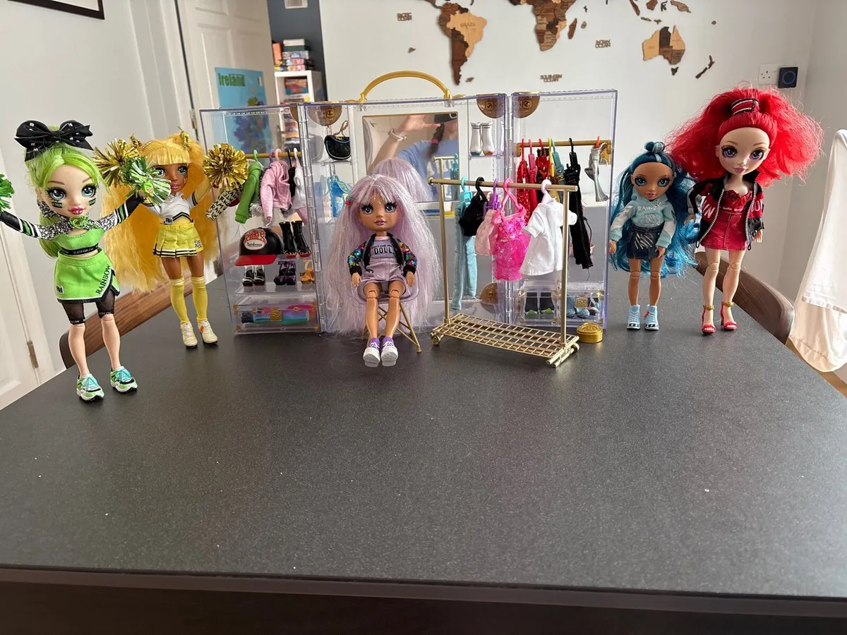Rainbow High Dolls and clothing Wardrobe set - Image 1