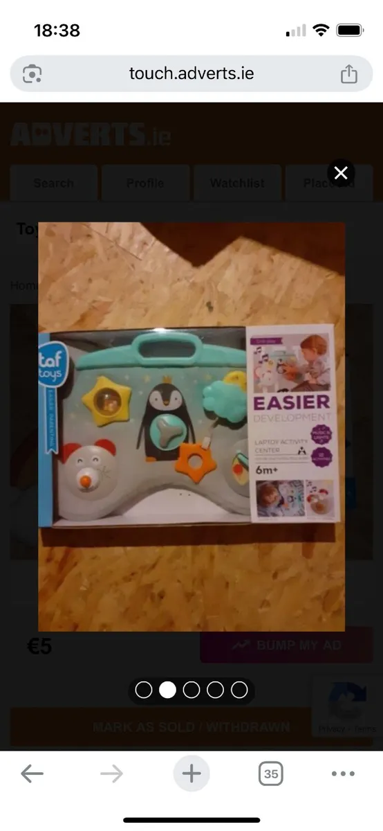 Baby toys bundle like new in the box( 3 toys) - Image 1