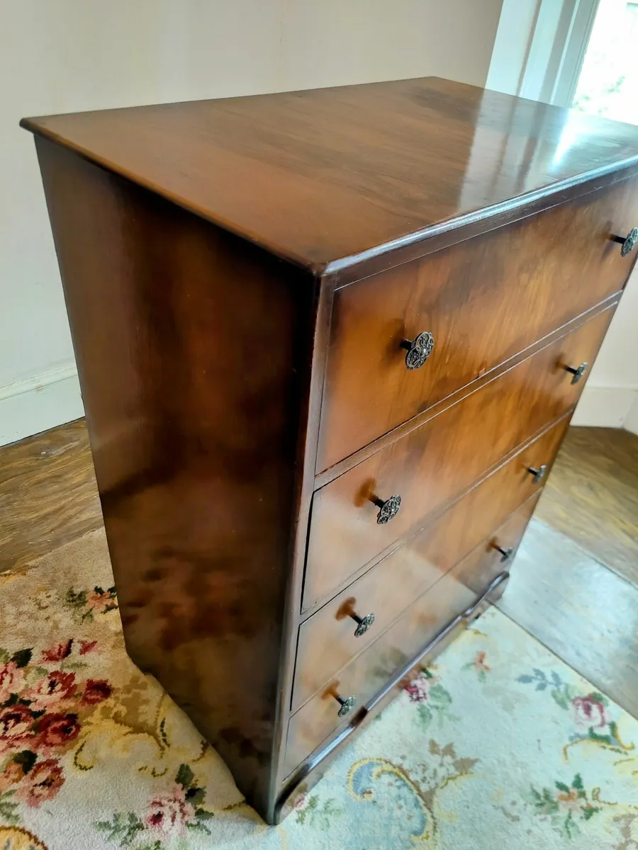 Mid Century Fifties Retro ArtDeco Chest of Drawers - Image 2