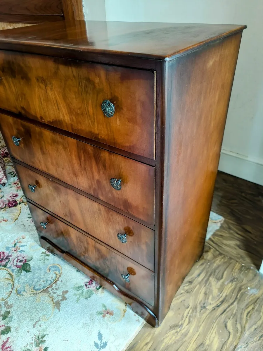Mid Century Fifties Retro ArtDeco Chest of Drawers - Image 4