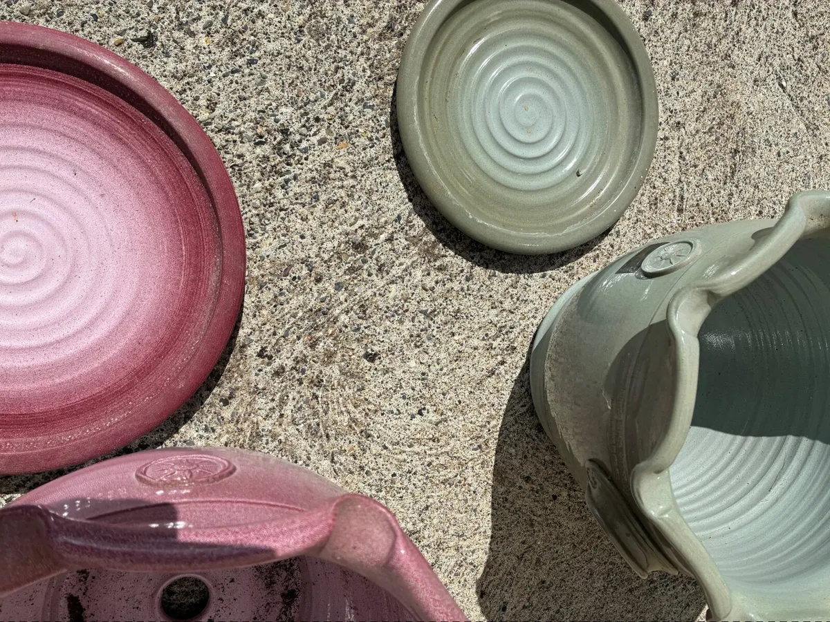 Kiltrea Irish Pottery made in Enniscorthy 2 pots w - Image 3