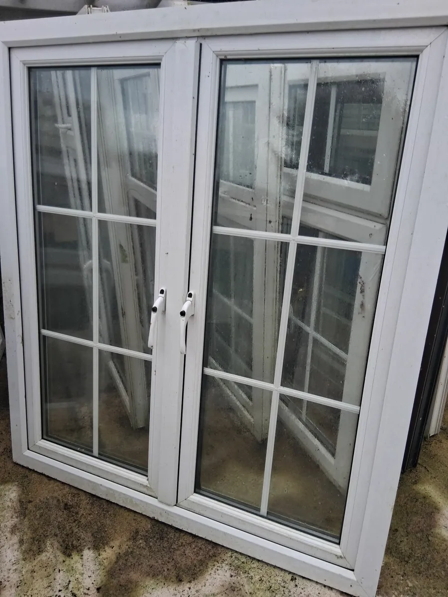 Pvc double open out  window  47x53 - Image 1