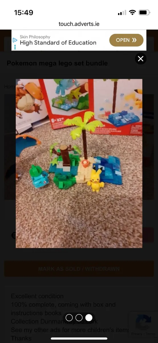 Pokemon lego set with box - Image 3