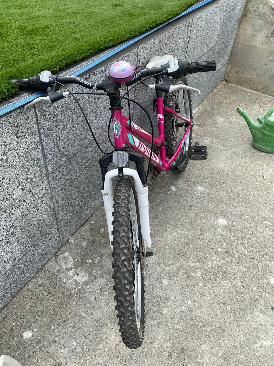 Girls glossy pink bike age 8-12 - Image 2