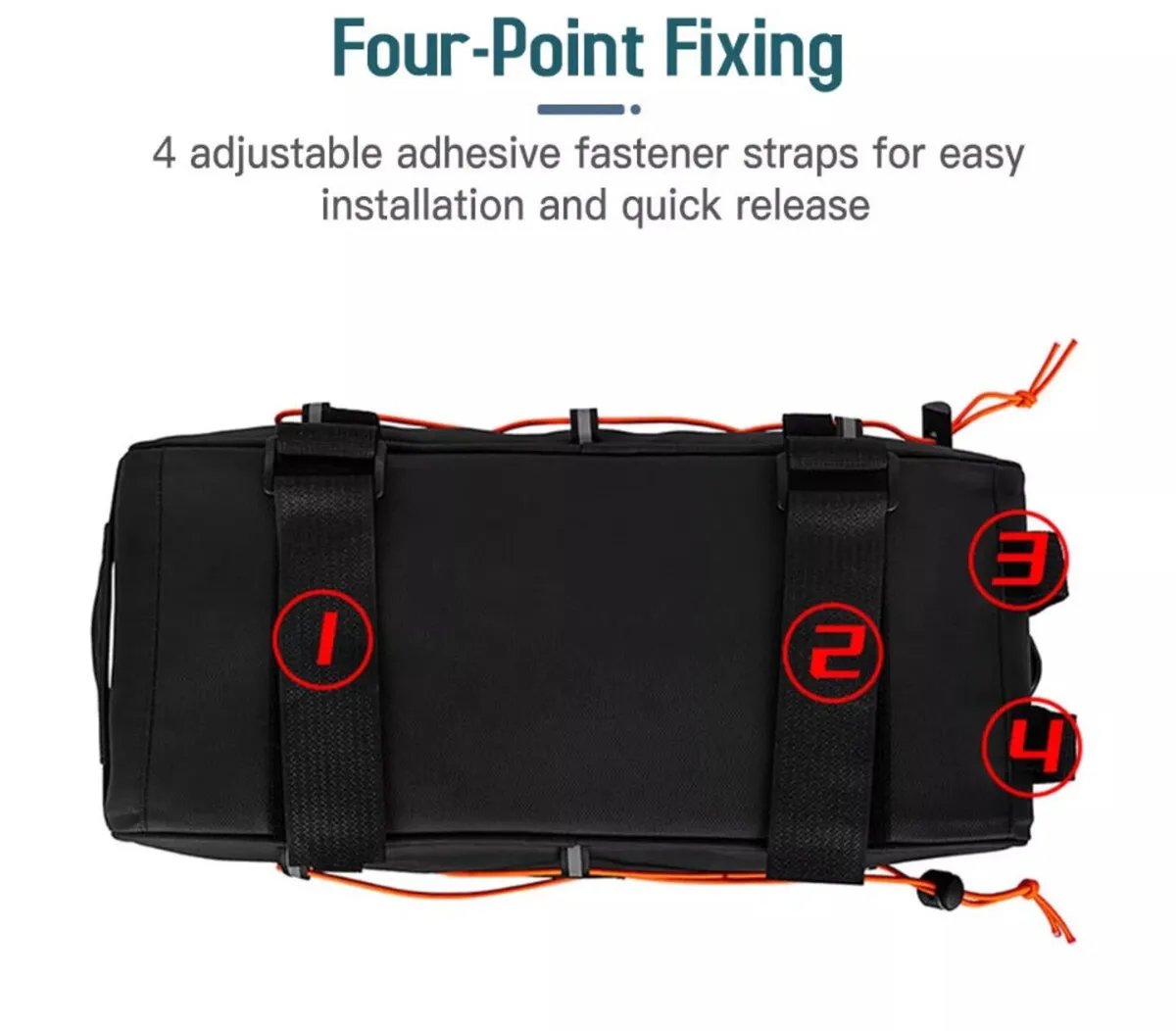 NEW 3 In 1 Bike Pannier Bag Bicycle Rear Rack Bag - Image 4