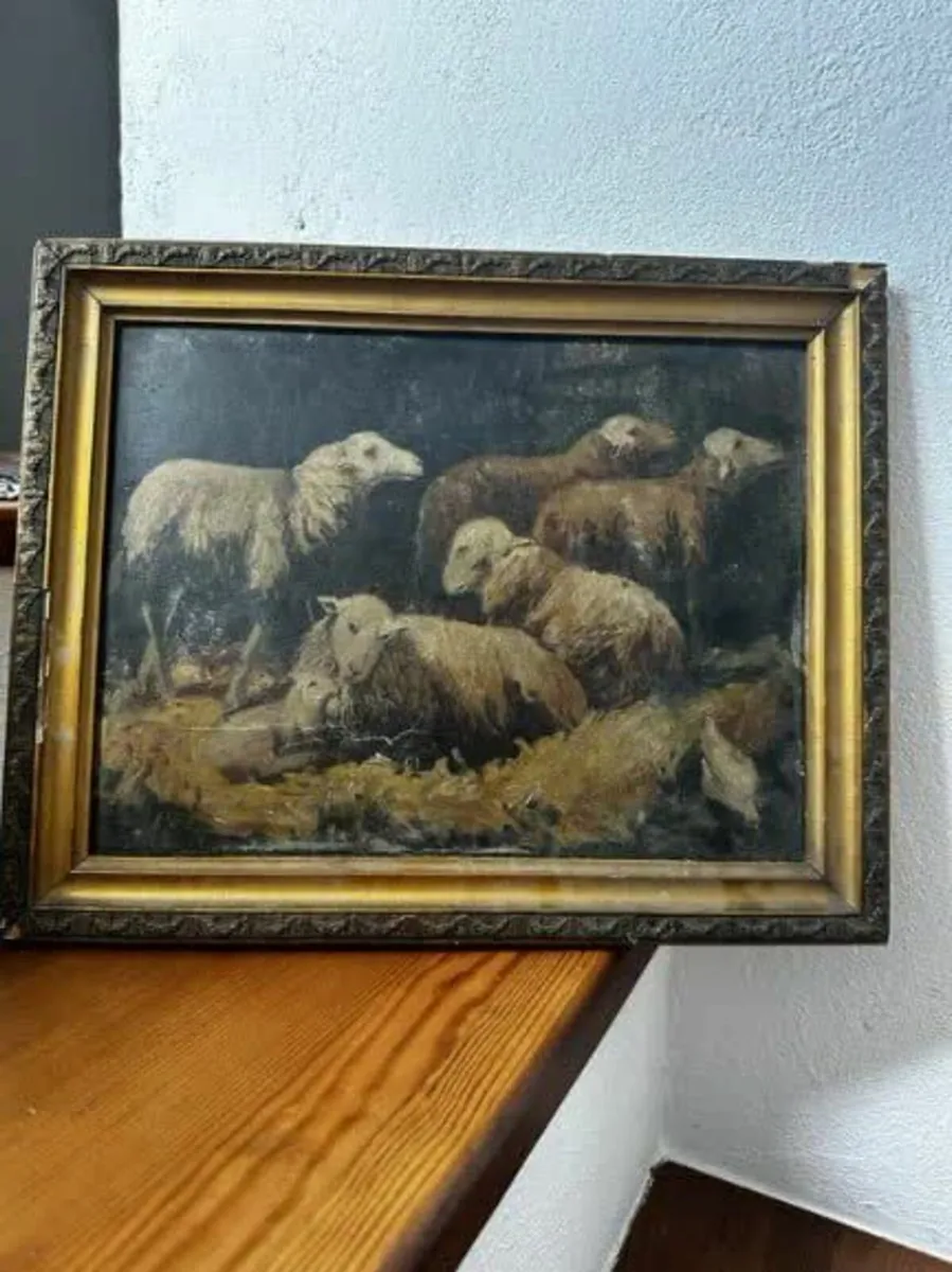 Authentic old painting - Image 2