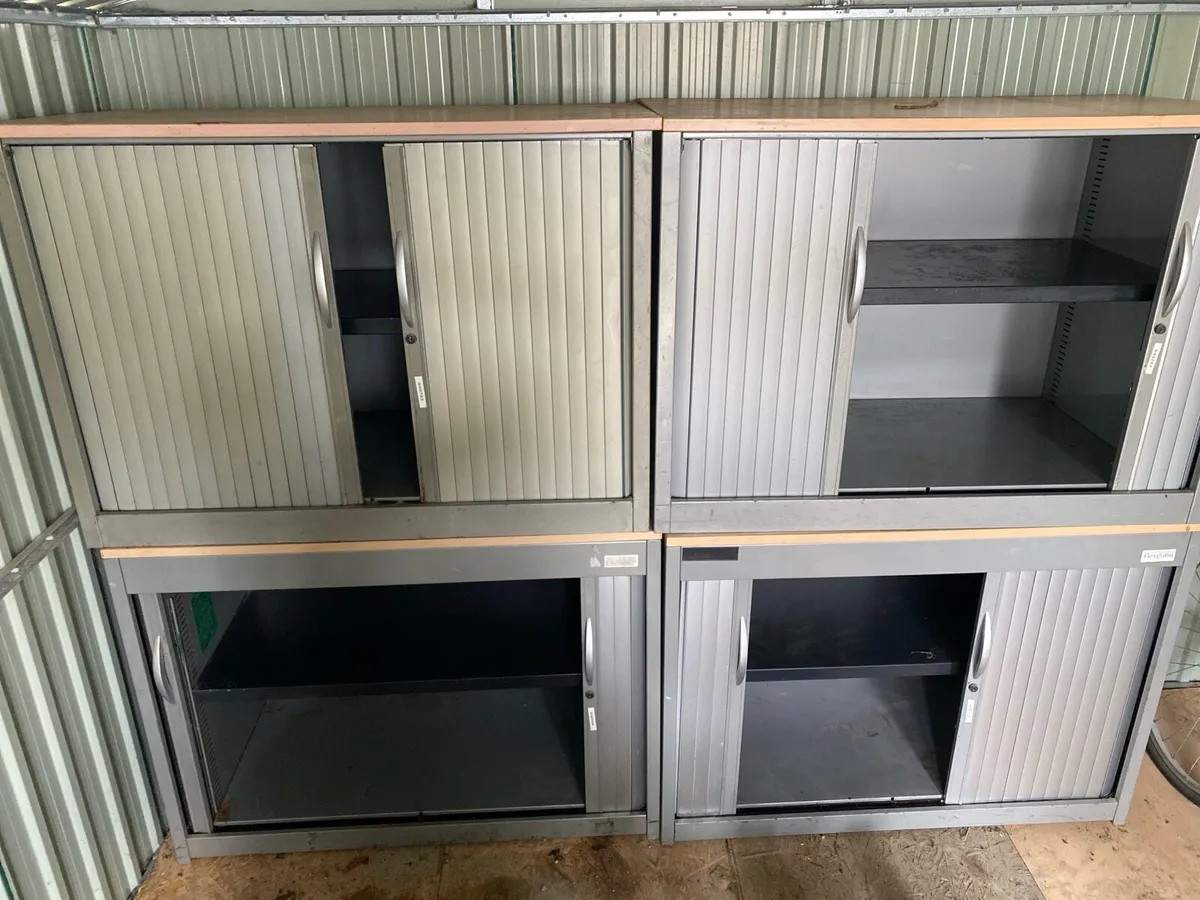 2 storage cabinets office shed - Image 1