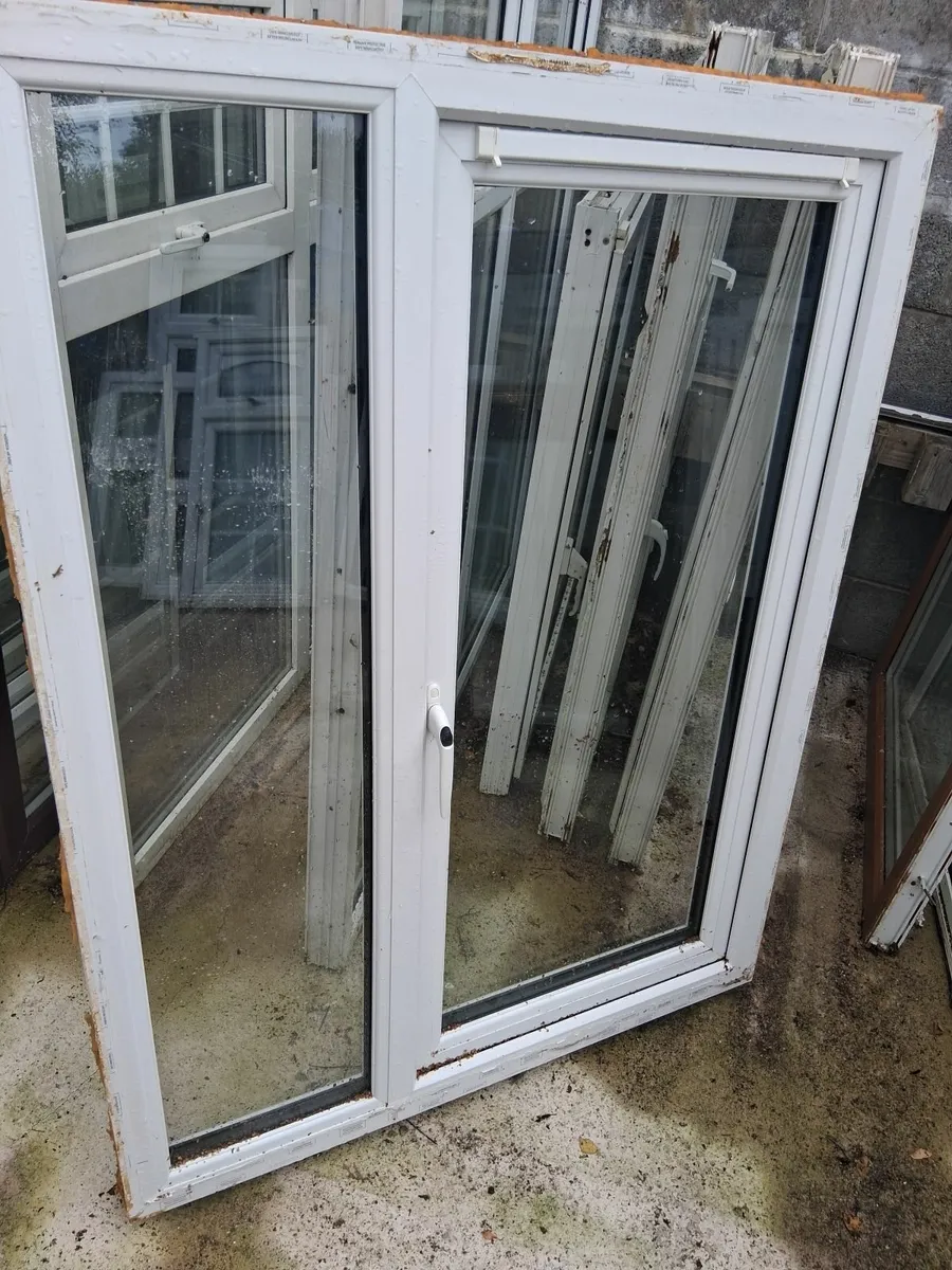 Pvc window  tribe glazed  1025 x 1325 mm