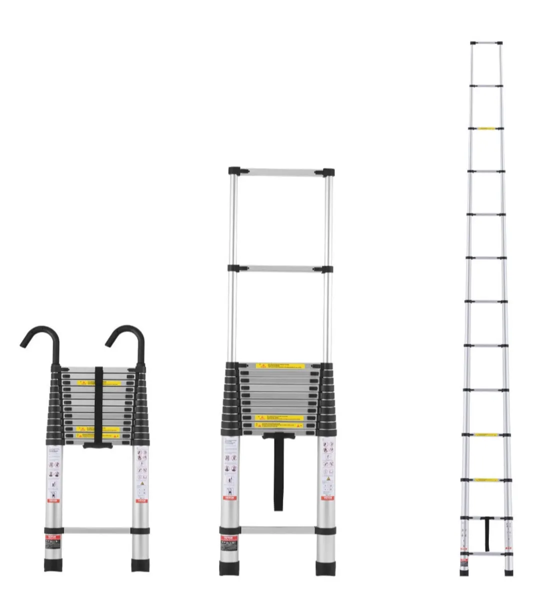 NEW 5 Metre Telescopic Ladder 16.4ft 5m Ladders - Image 1