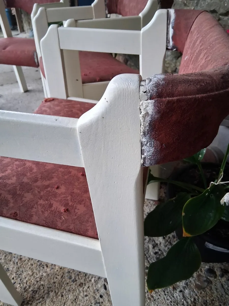 Vintage chairs x 3 - Image 2