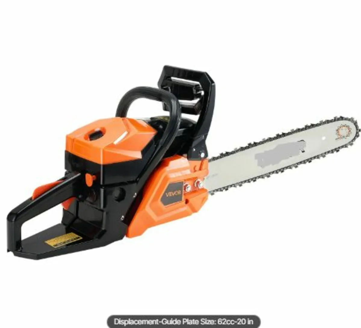 62cc Gas Chainsaw 3.6 HP Gas Powered 20 inch - Image 4