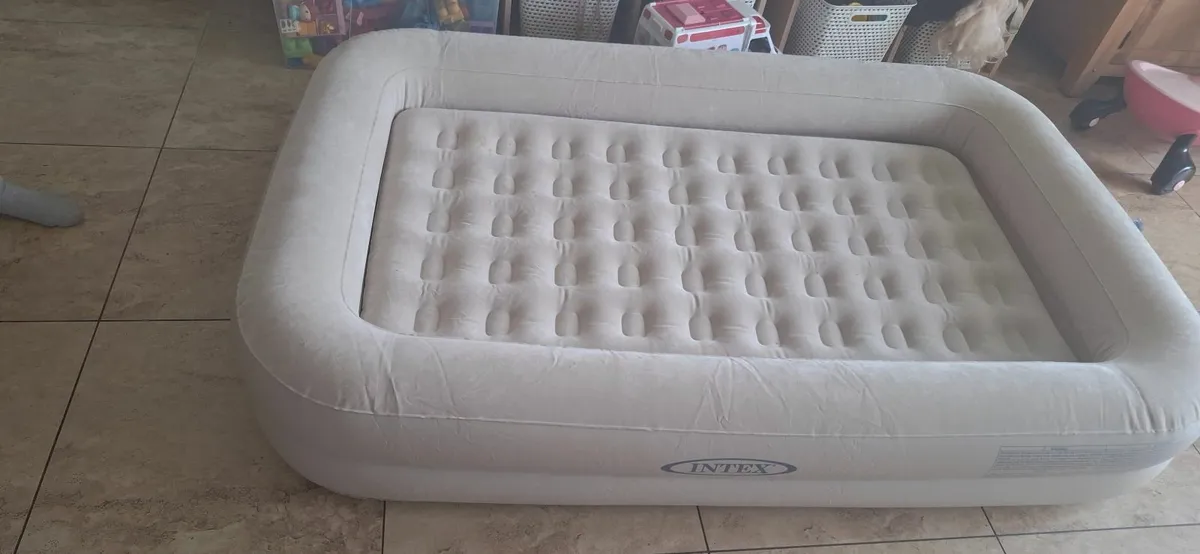 Kids Travel Air Mattress with Raised sides - Image 1