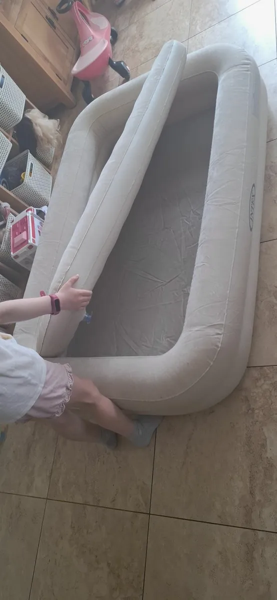 Kids Travel Air Mattress with Raised sides - Image 3