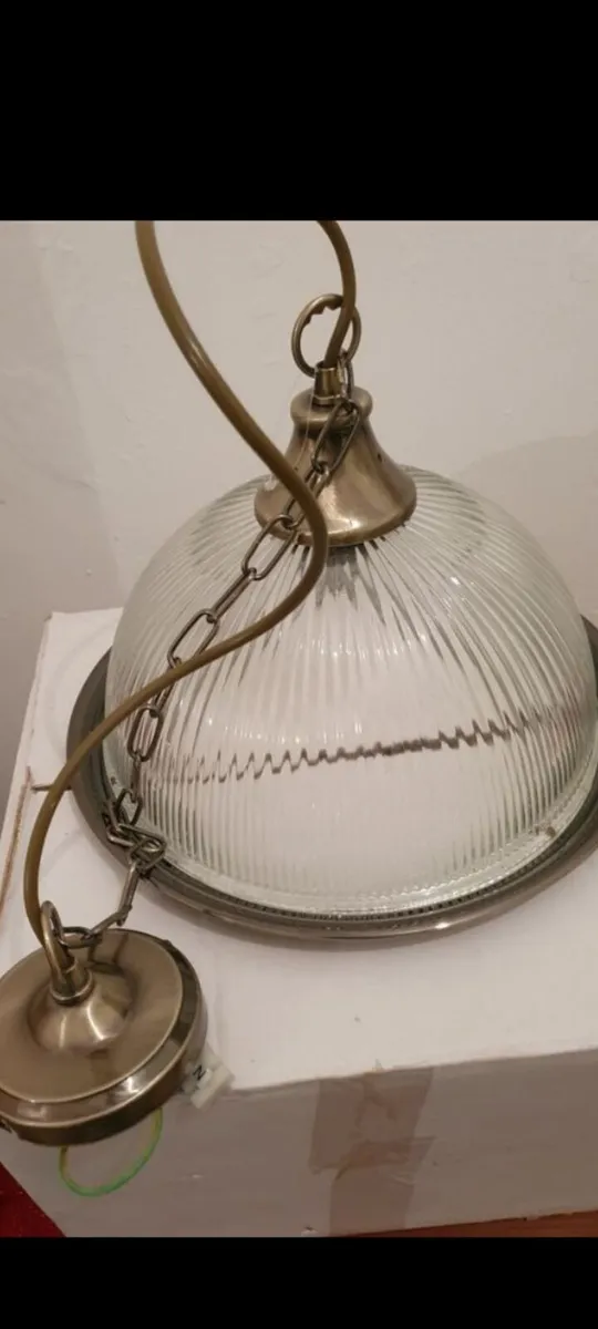 searchlight american diner pendant lights x2 - Image 1