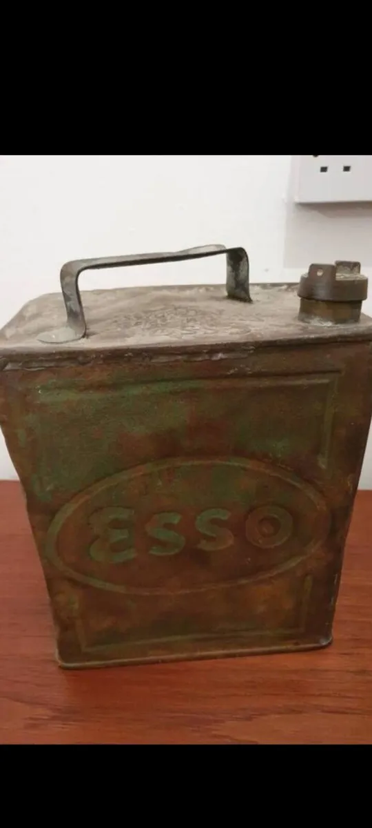 vintage esso can - Image 1