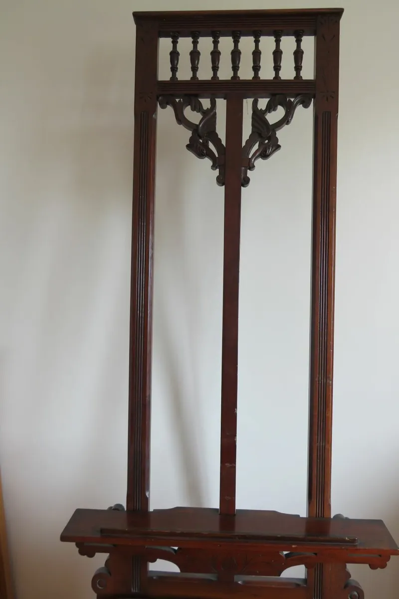 Antique Mahogany Easel - Image 2